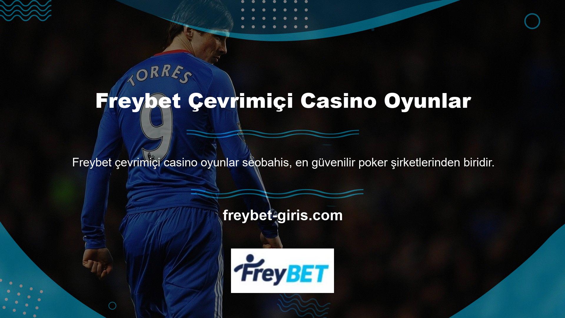Freybet, çevrimiçi casino oyunlarıyla ilgili her şeye ilgi duyan casino oyuncularının favori ve favori casino sitelerinden biridir