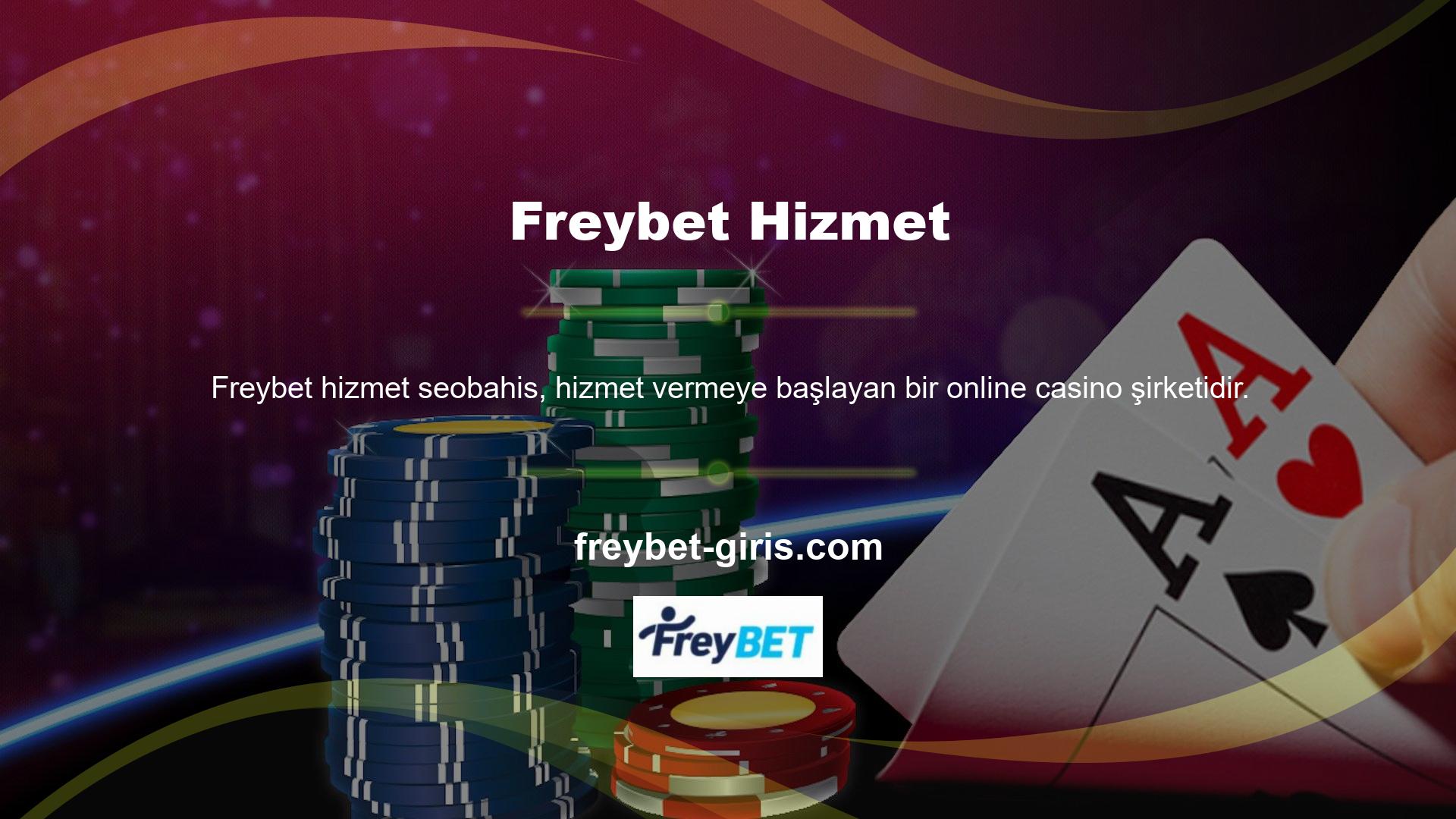 Tanınmış bir çevrimiçi casino sitesi olan Freybet, casino kalitesini ön planda tutan olağanüstü oyun teklifleriyle tanınır
